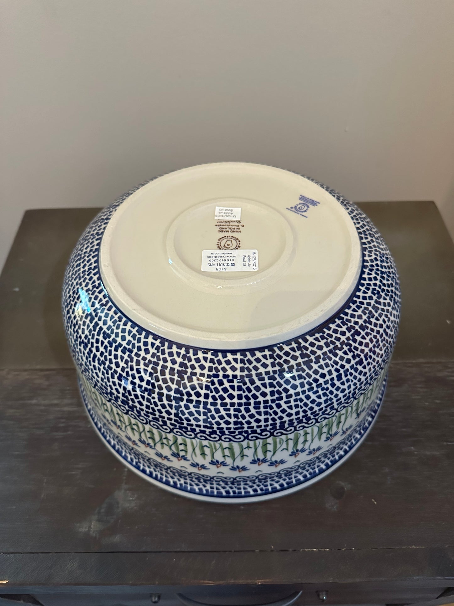 Manufaktura Addie Jo Mixing/Serving Bowl