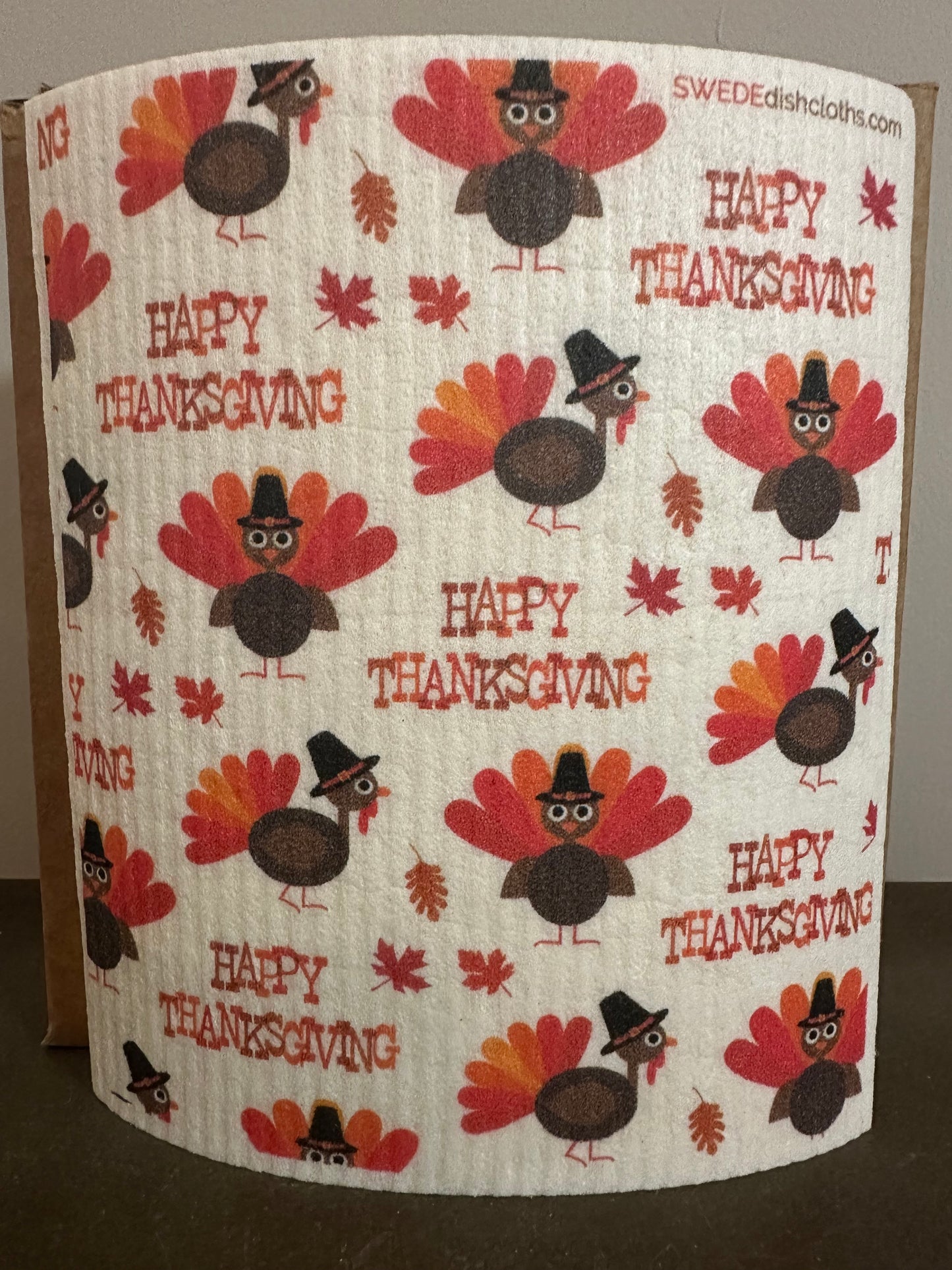 Swedish Dishcloth Thanksgiving Turkey Pattern