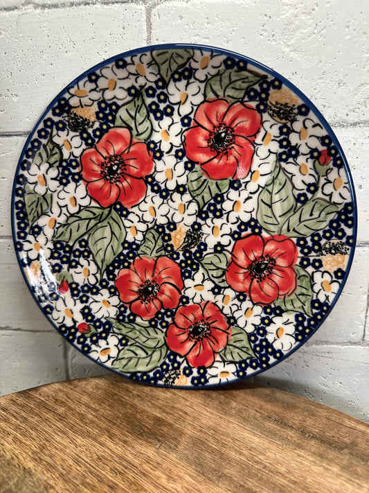 Manufaktura Polish Pottery, Unikat Isabel, Luncheon Plate