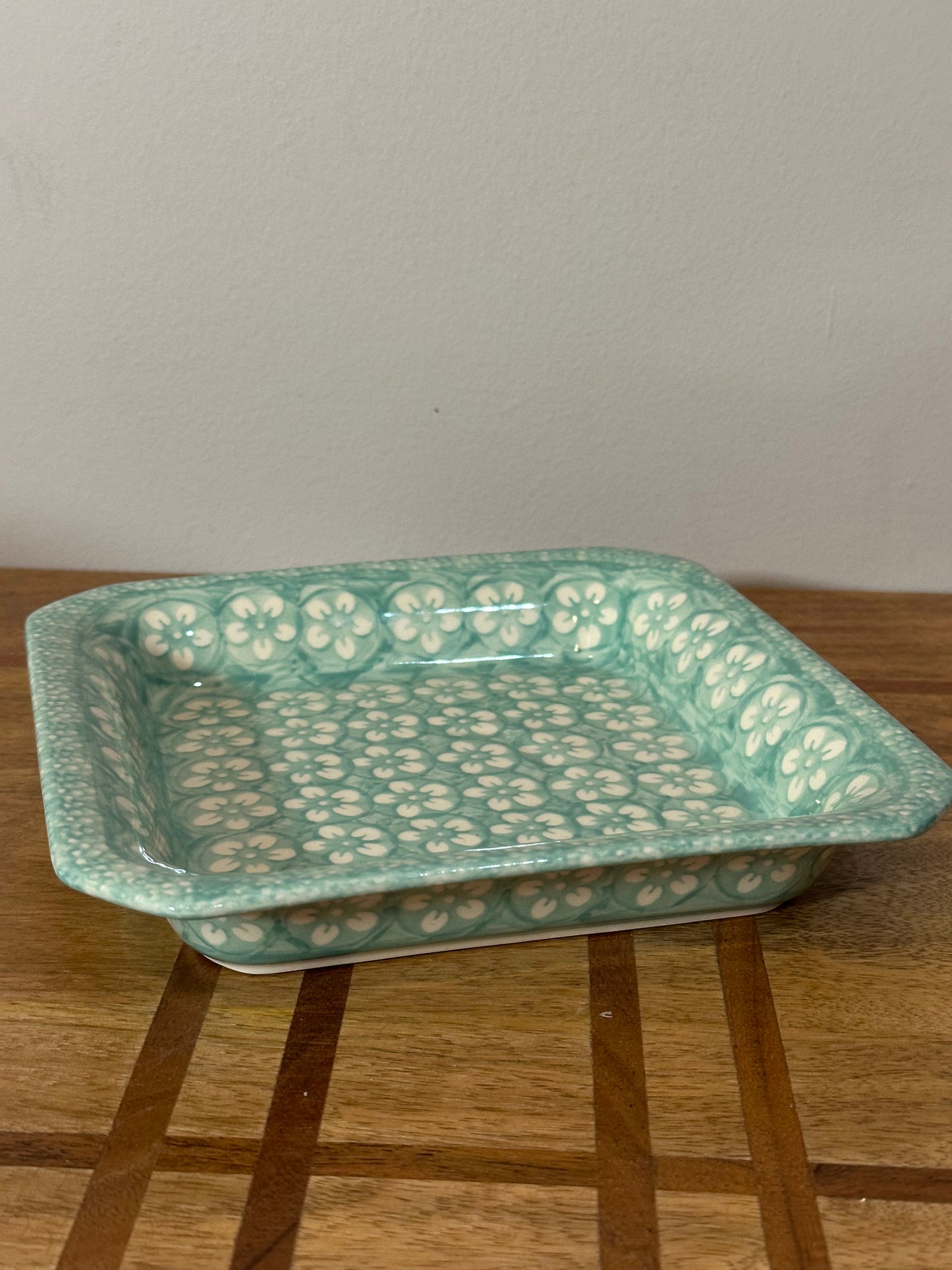 Manufaktura, Mint Blossom, Square Dish