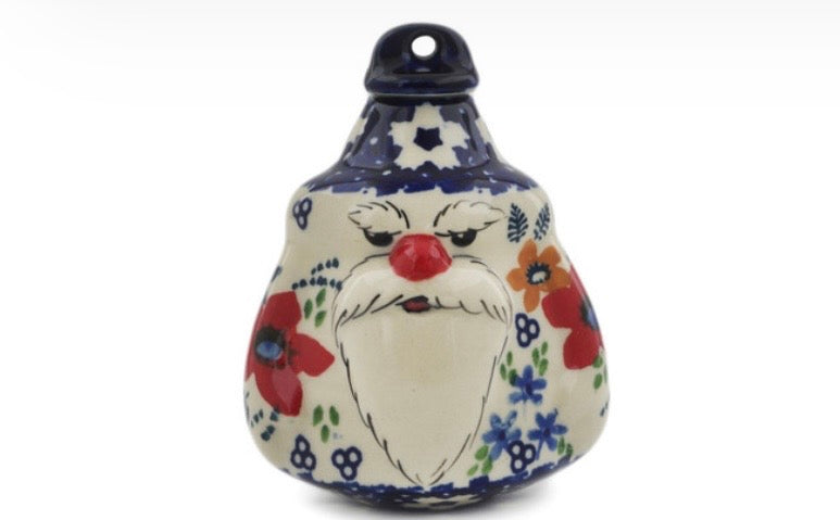 Manufaktura, Unikat Polonaise, Santa Christmas Ball Ornament, 4"