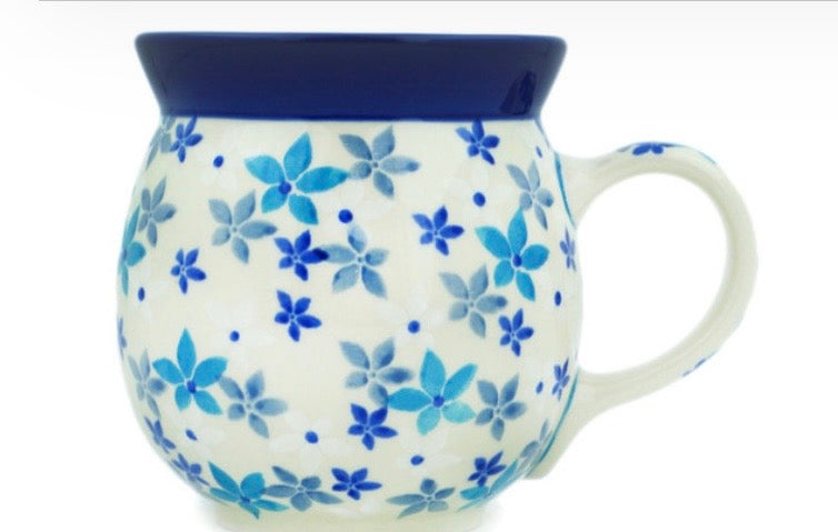 Ceramika Artystyczna, Blooms In The Frost,  Large Bubble Mug
