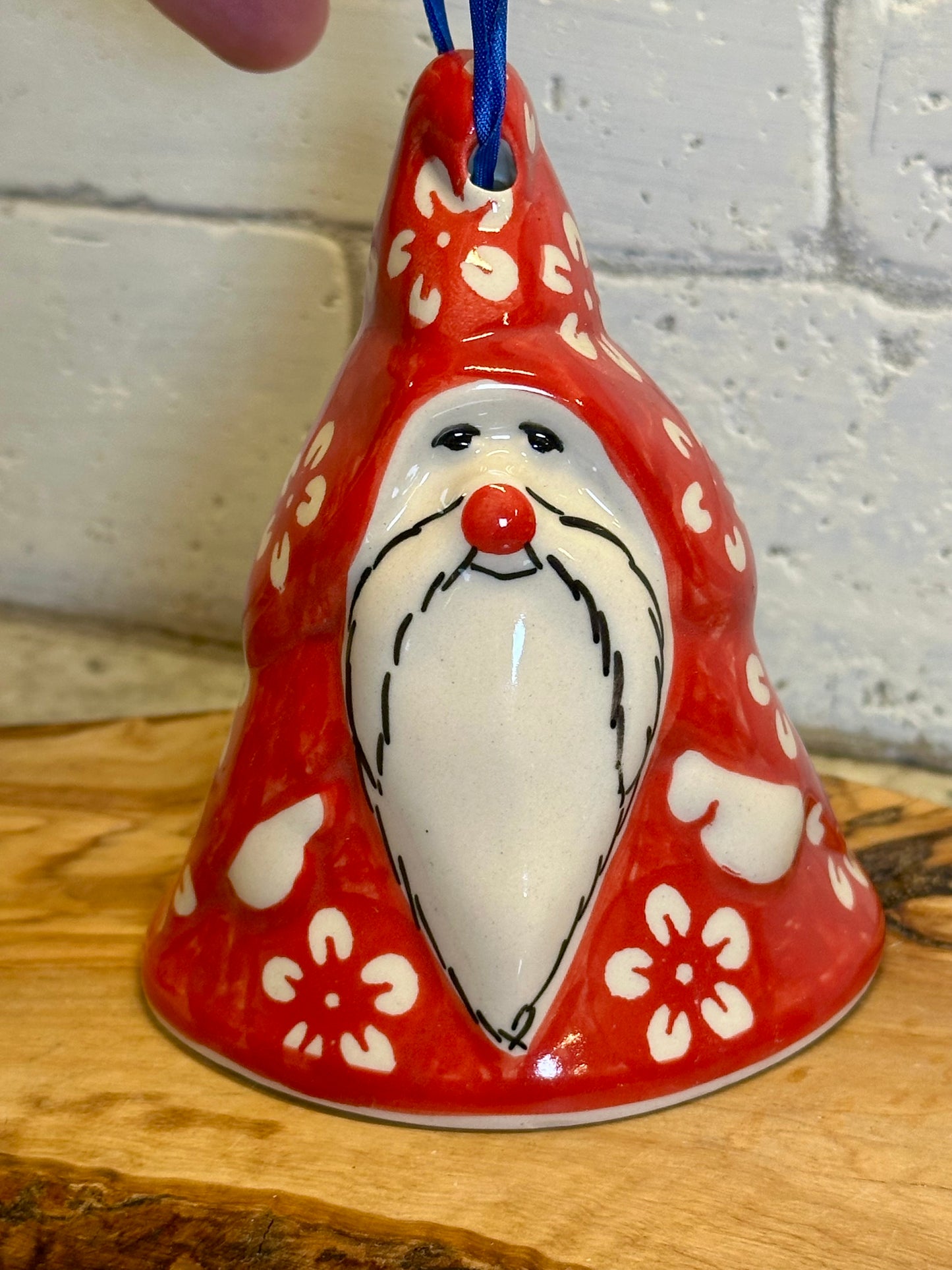 Manufaktura, Red Blossom, Gnome Bell Ornament