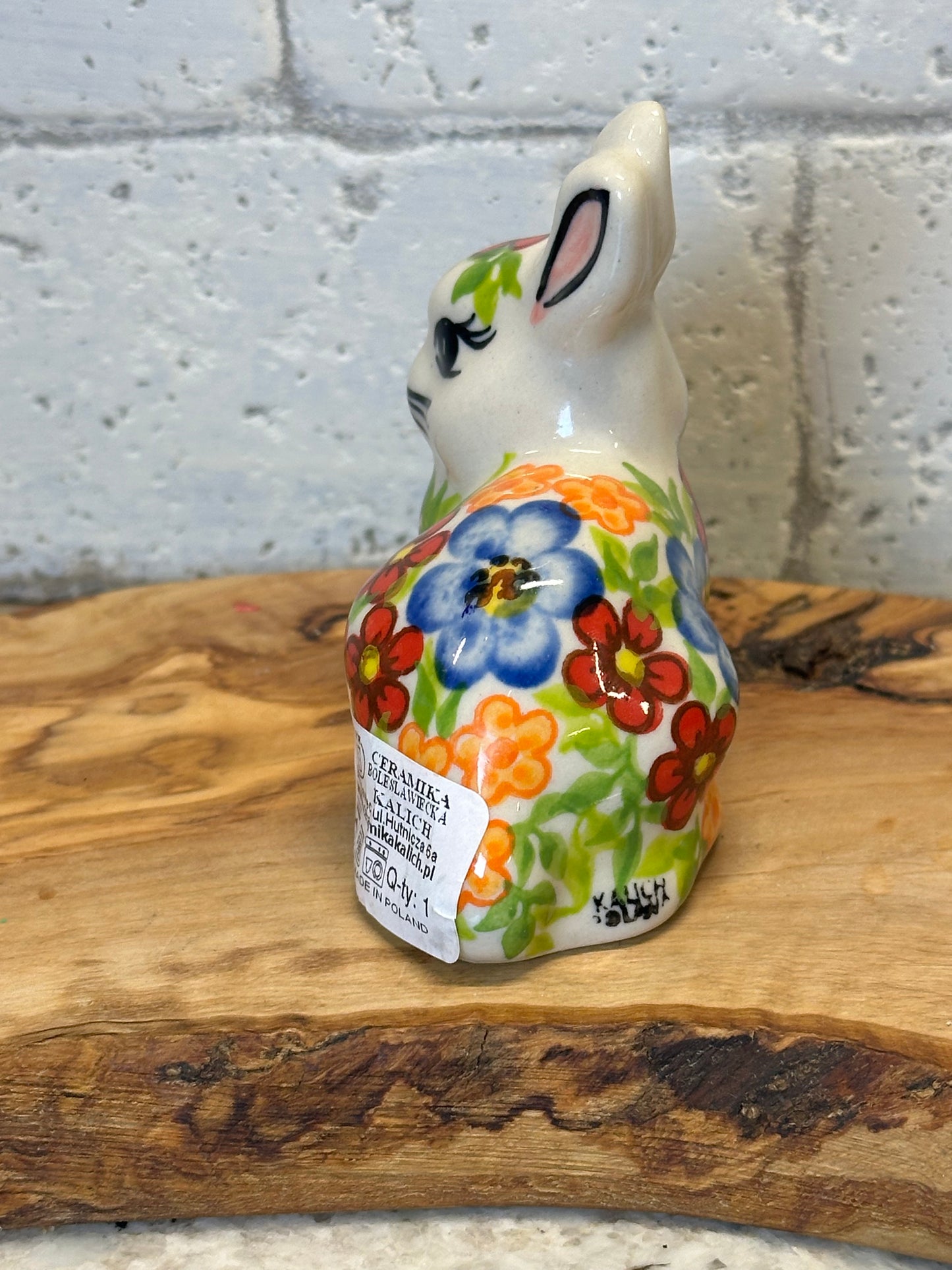 Kalich, Art Level 1, Orange, Red, Blue, Butterfly, Medium Bunny