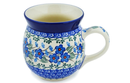 Ceramika Artystyczna, Blue Blossom, Bubble Mug 16 oz