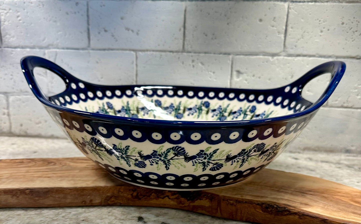 Zaklady, Sweet Annie Deep Bowl with Handles 12"