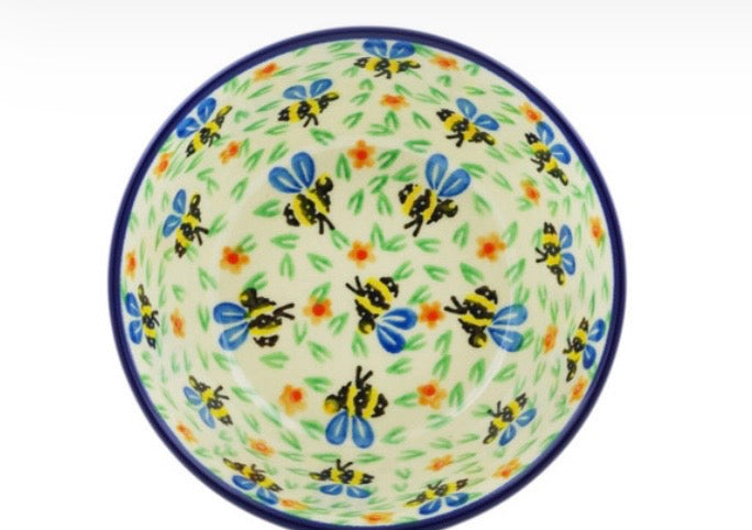 Ceramika Artystyczna Honey Bee Bowl 5"