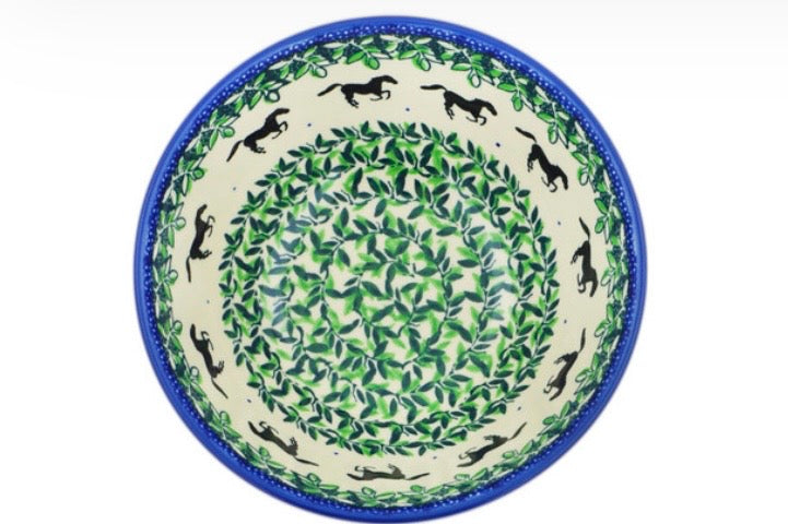Ceramika Artystyczna, Mustang Forest, Bowl  6.5"