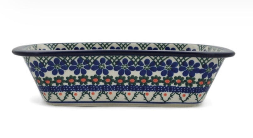 Ceramika Artystyczna, Primrose Trellis, Rectangular Baker