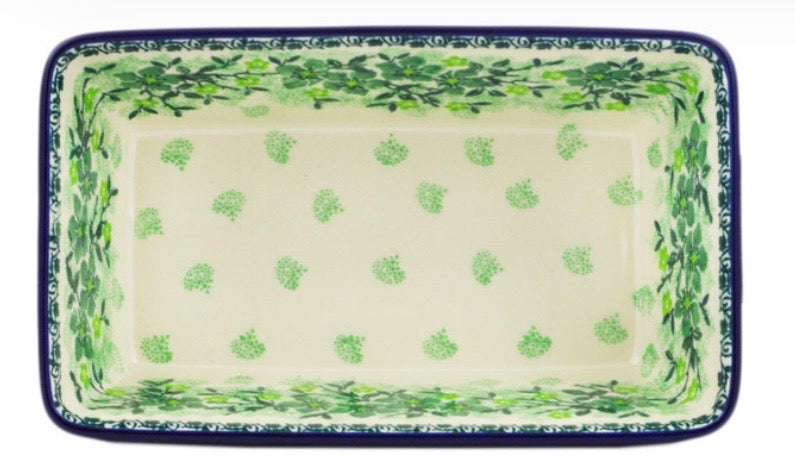 Ceramika Artystyczna, Evergreen Wreath, Loaf Pan