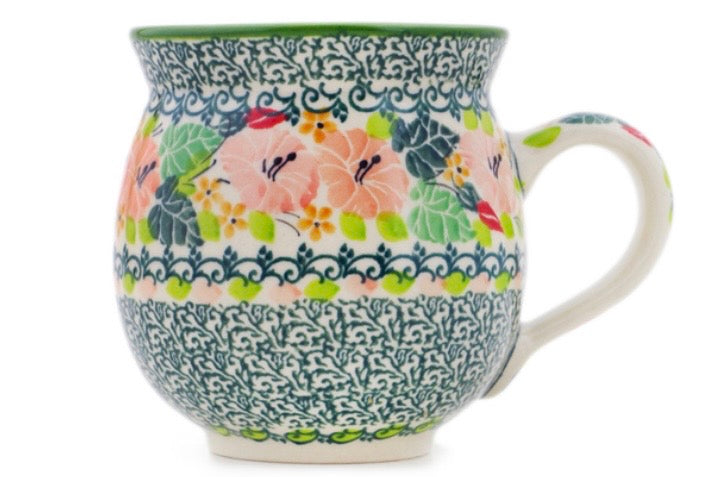 Ceramika Artystyczna, U4799 Morning Divine, Medium Bubble Mug 12 oz