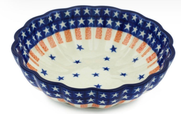 Ceramika Artystyczna, Classic Americana, 6" Fluted Bowl
