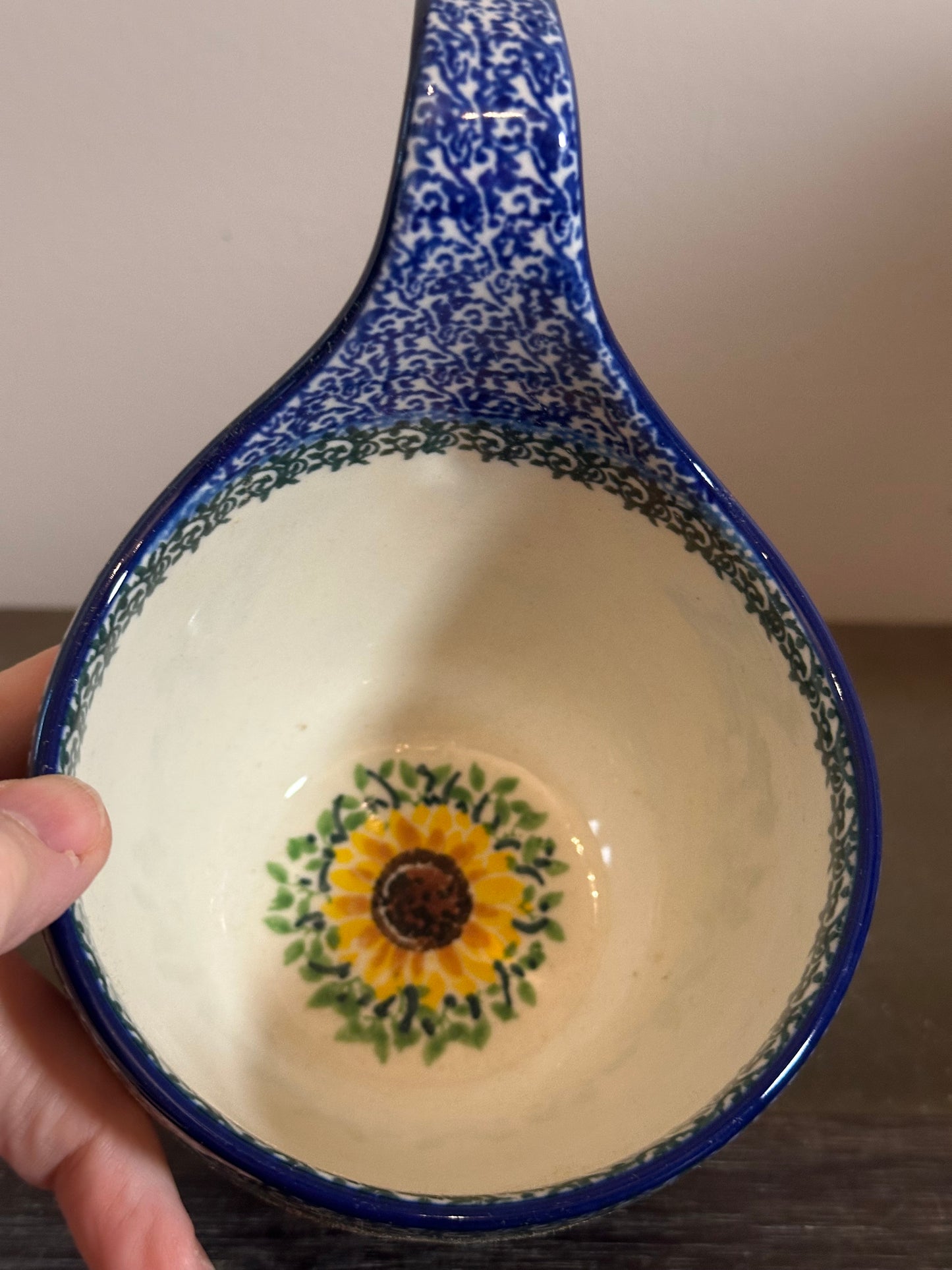 Ceramika Artystyczna, Unikat U4739, Summer Sunnies, Loop Bowl/Mug