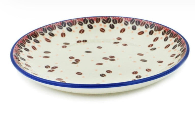 Ceramika Artystyczna, Coffee Bean, Dessert/Luncheon Plate 8"