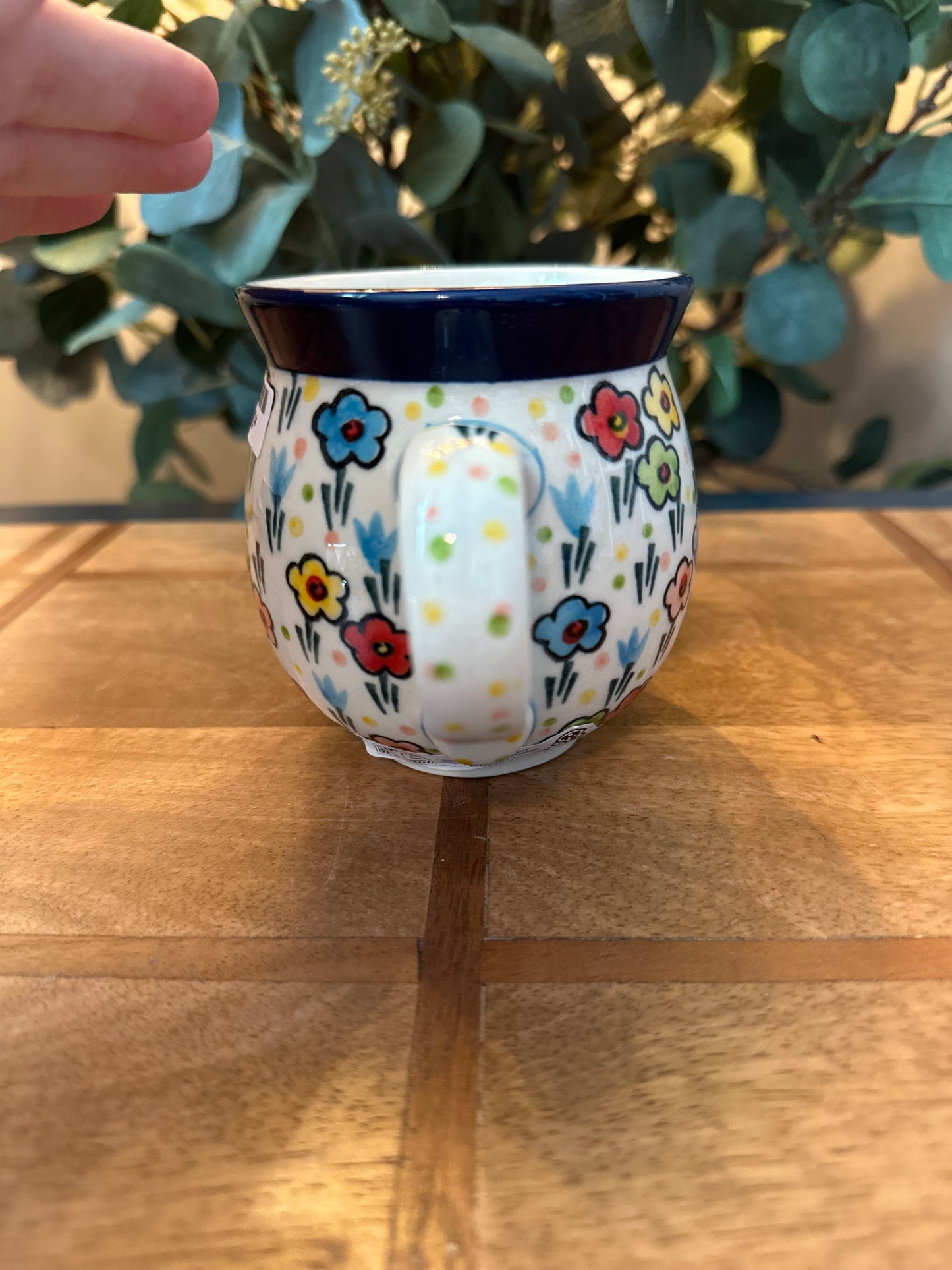 Ceramika Artystyczna Polish Pottery, Fun Time, Bubble Mug 12 oz