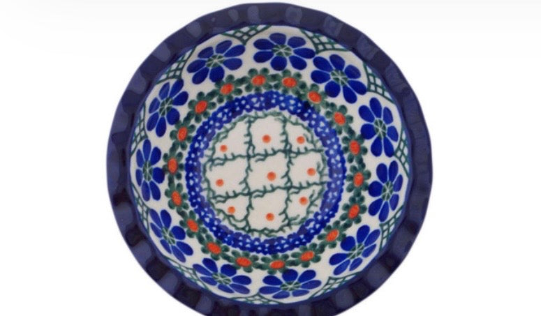 Ceramika Artystyczna, Primrose Trellis, Scalloped Bowl