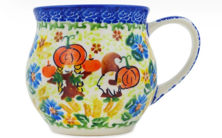 Ceramika Nina, Gnomeo And Juliet, Medium Bubble Mug 12 oz