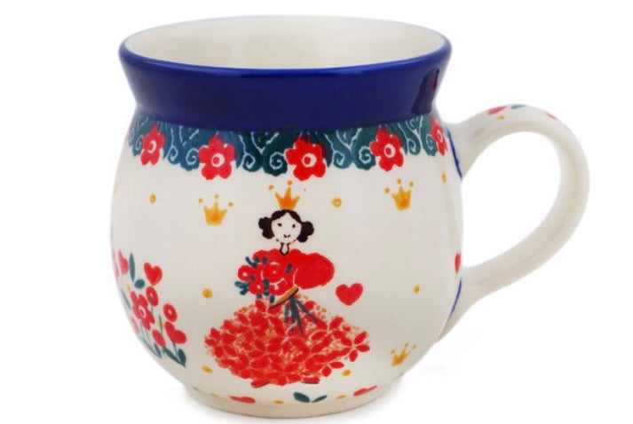 Ceramika Artystyczna, Cute As A Button,  Small Bubble Mug 8 oz