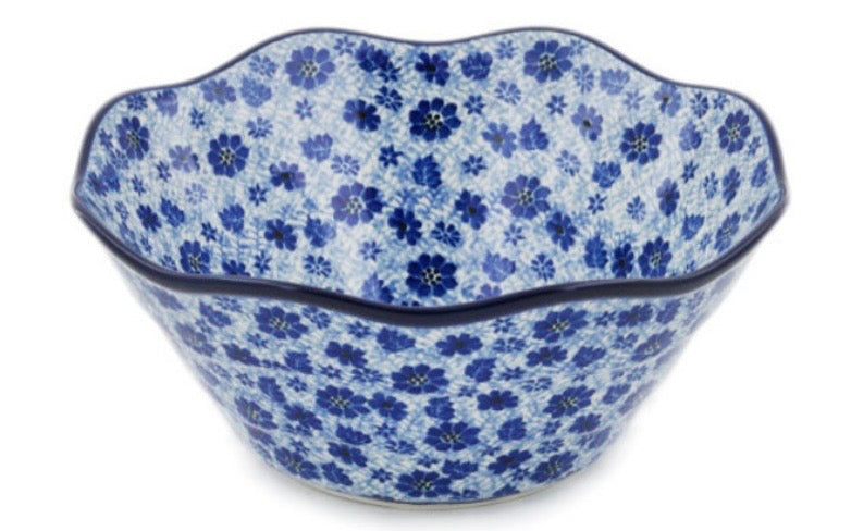 Ceramika Artystyczna, Misty Dragonfly, Scalloped Bowl