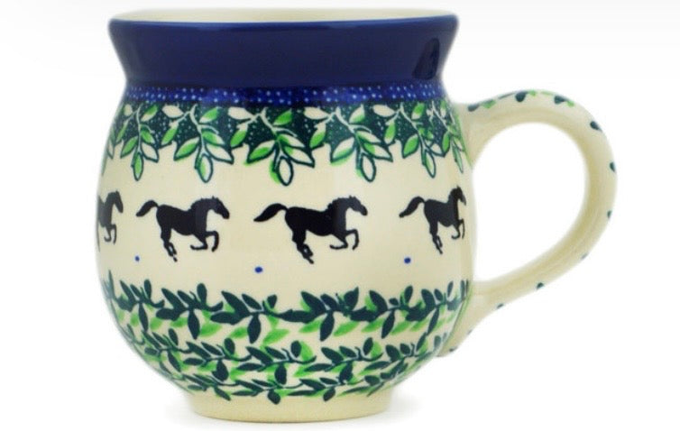 Ceramika Artystyczna, Mustang Forest, Bubble Mug 12oz