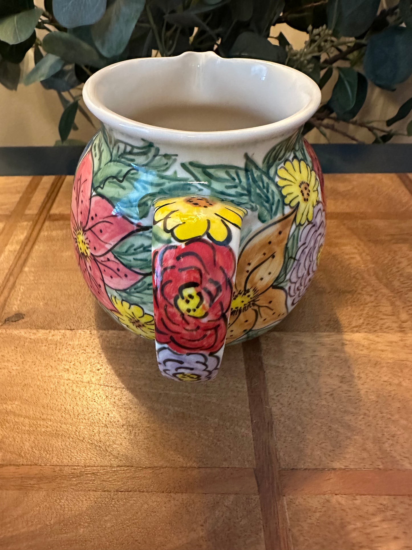 Ceramika Amfora Polish Pottery, Sea of Color, 32 oz. Pitcher