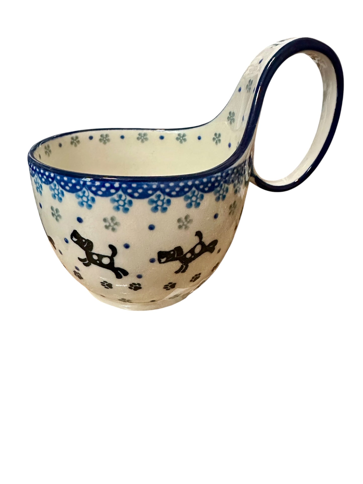 Ceramika Artystyczna, Playing Pups, Loop Bowl/Mug