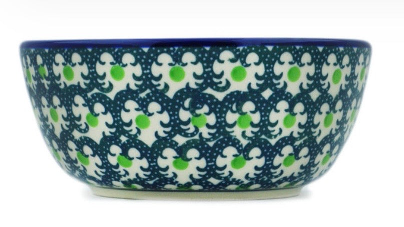 Ceramika Artystyczna, Green Crown, Bowl, 5"