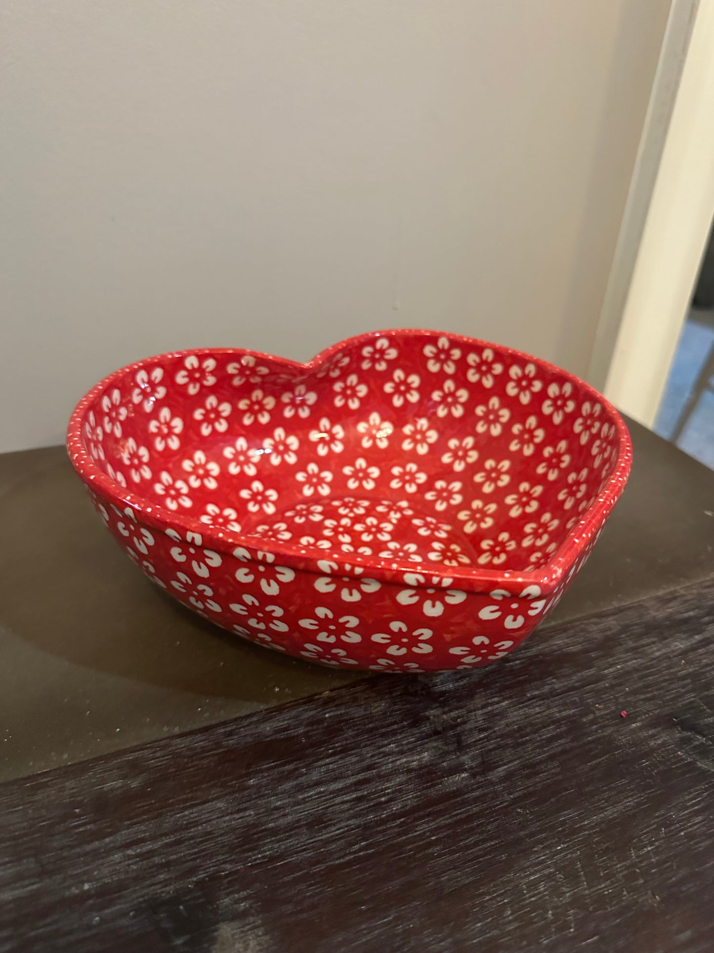 Manufaktura, Red Blossom, Heart Bowl