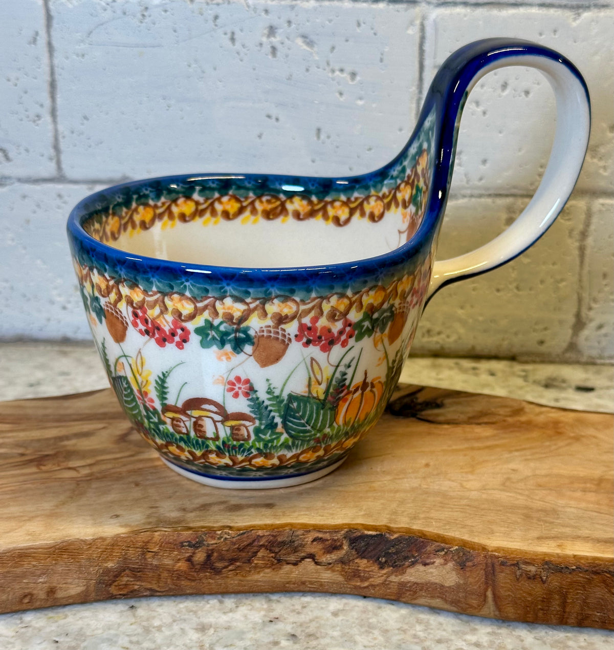 Kalich, Art Level 1, Mushroom, Acorn, Hedgehog, Pumpkin, Berries, Loop Mug