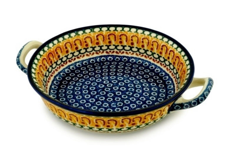Ceramika Artystyczna, Buena Vista, Round Medium Baker with Handles