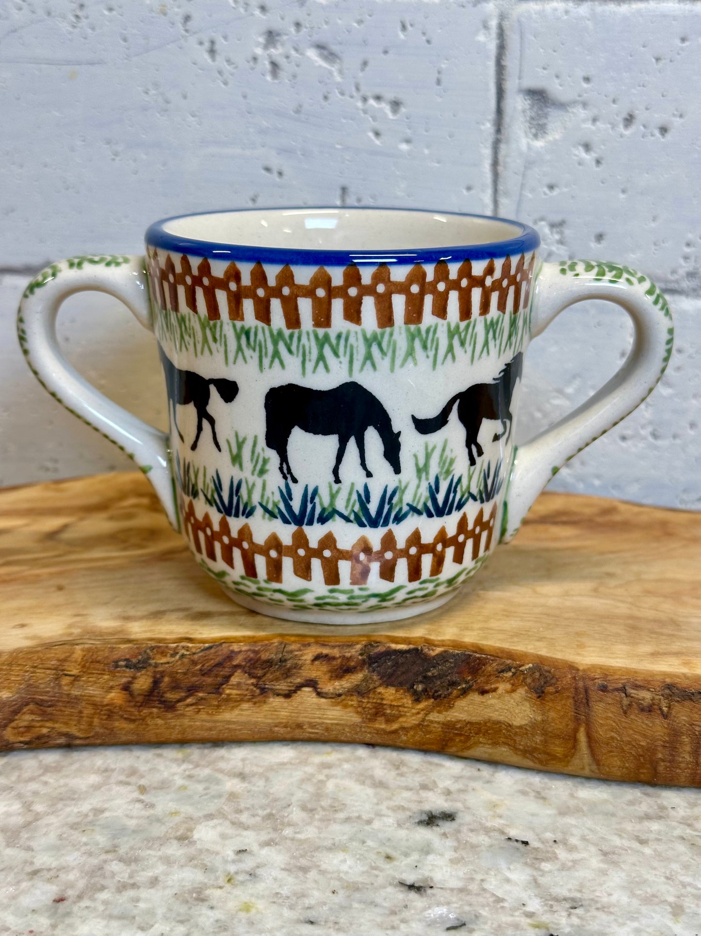 Manufaktura, Horsin' Around, 2 Handled Cup