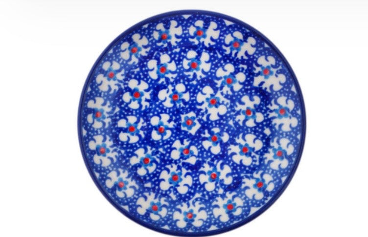 Ceramika Artystyczna, Ribbon Daisies, Coaster/Mini Plate