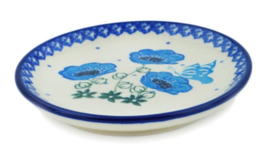 Ceramika Artystyczna, Morning Poppies, Coaster/Mini Plate