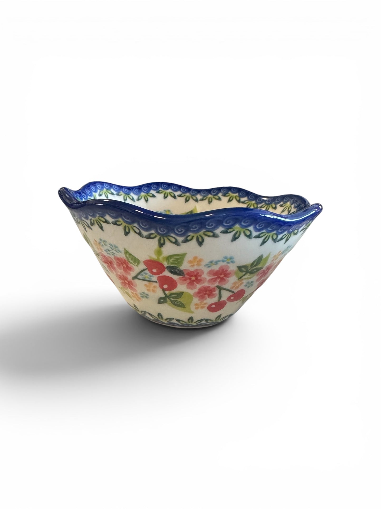 Kalich, Cherries and Blossoms, Viki Wavy Bowl