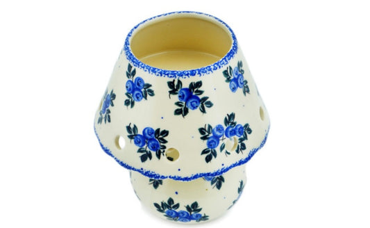 Cergor Polish Pottery, Unikat, Blue Berry Special, Aroma Oil, Burner Lamp