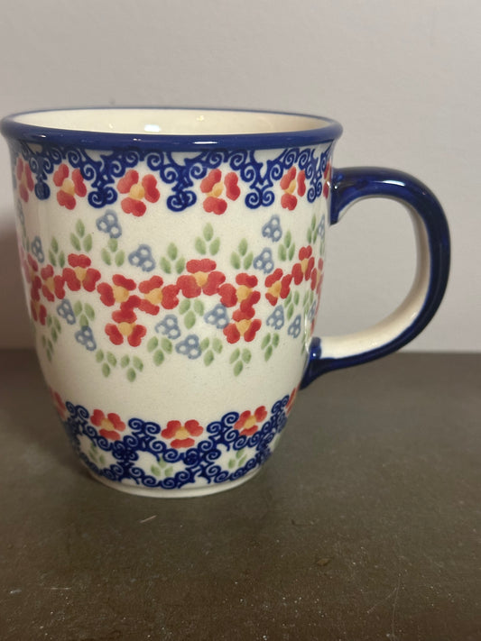 Ceramika Artstyczna, Unikat Red Chains, Mug 10 oz.