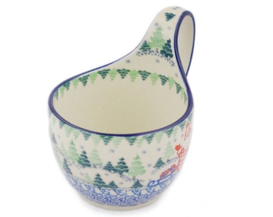 Ceramika Artystyczna, Unikat U5174, Gift Giving, Loop Mug/Bowl