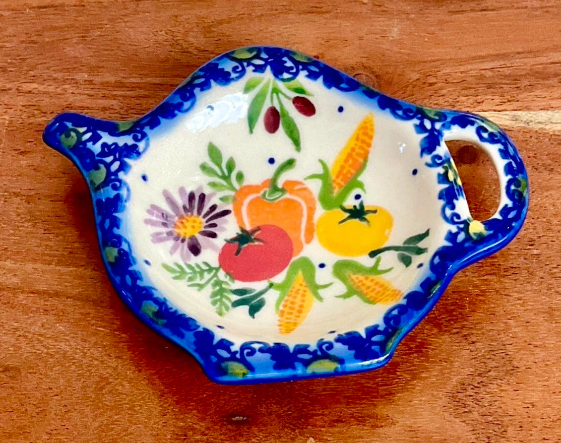 Kalich, Art Level, Veggies and Flowers, Teabag/Lemon/Spoon Holder