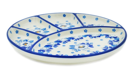 Ceramika Artystyczna, Blue Spring, Divided Dish