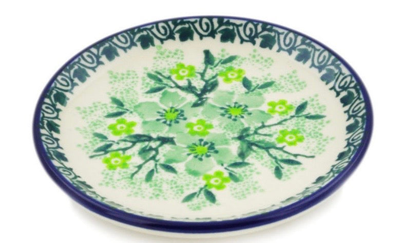 Ceramika Artystyczna, Evergreen Wreath, Coaster/Mini Plate