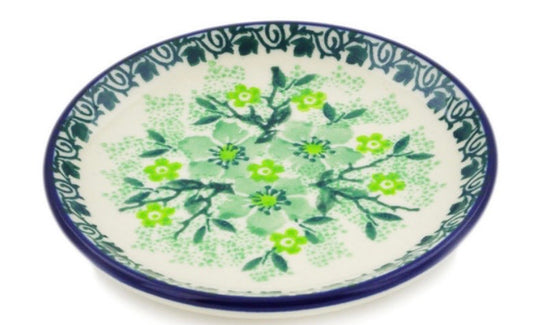 Ceramika Artystyczna, Evergreen Wreath, Coaster/Mini Plate