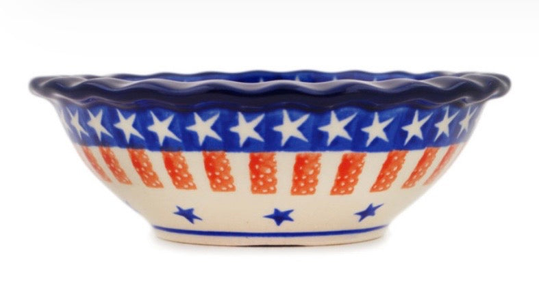 Ceramika Artystyczna, Classic Americana, Scalloped Bowl 5"
