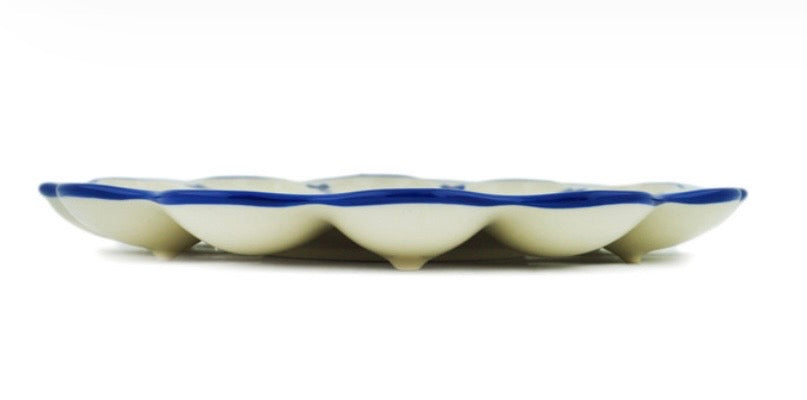 Manufaktura Signature Unikat, Daisy Jazz, Egg Plate 10"