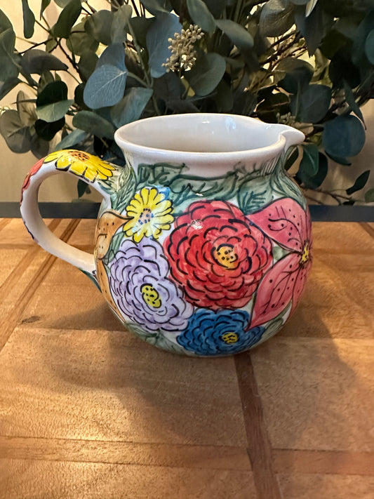 Ceramika Amfora Polish Pottery, Sea of Color, 32 oz. Pitcher