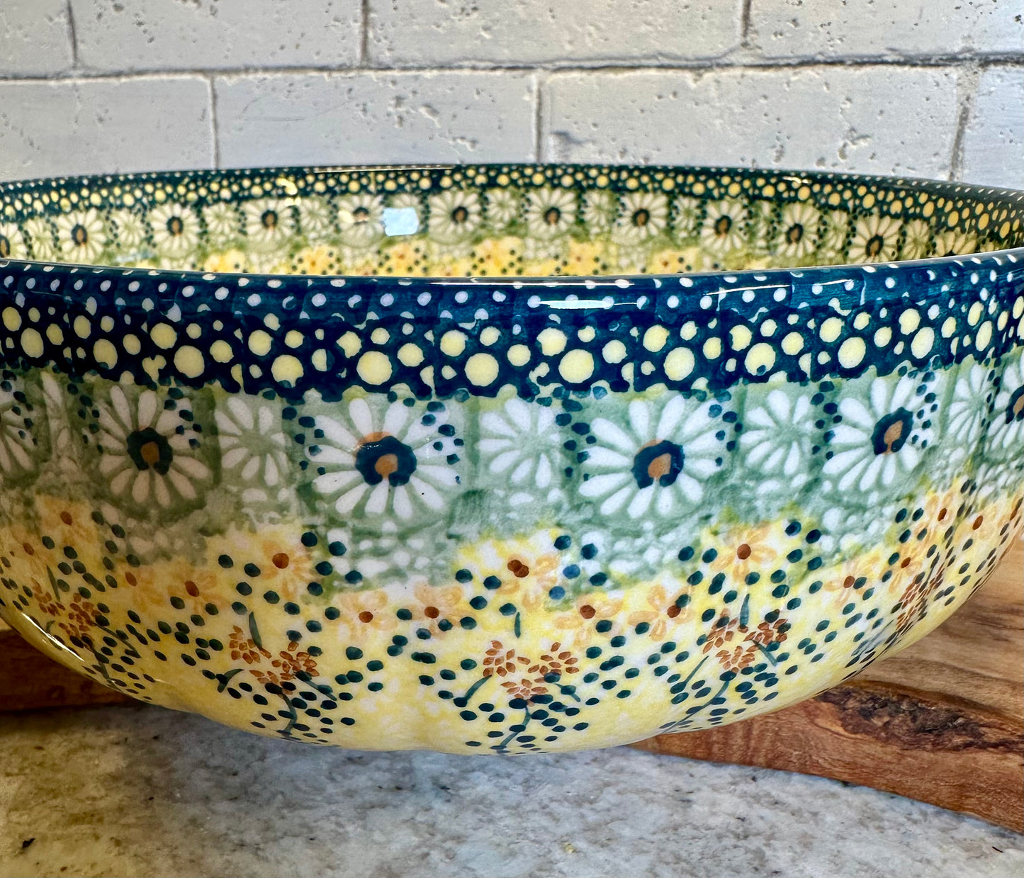 Manufaktura, Roksana Agata, Scalloped Bowl 11"