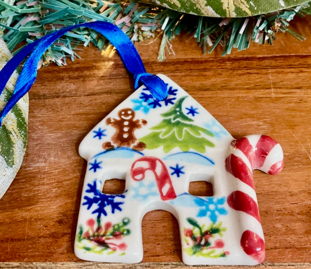 Vena, Gingerbread Man,  Flat House Ornament