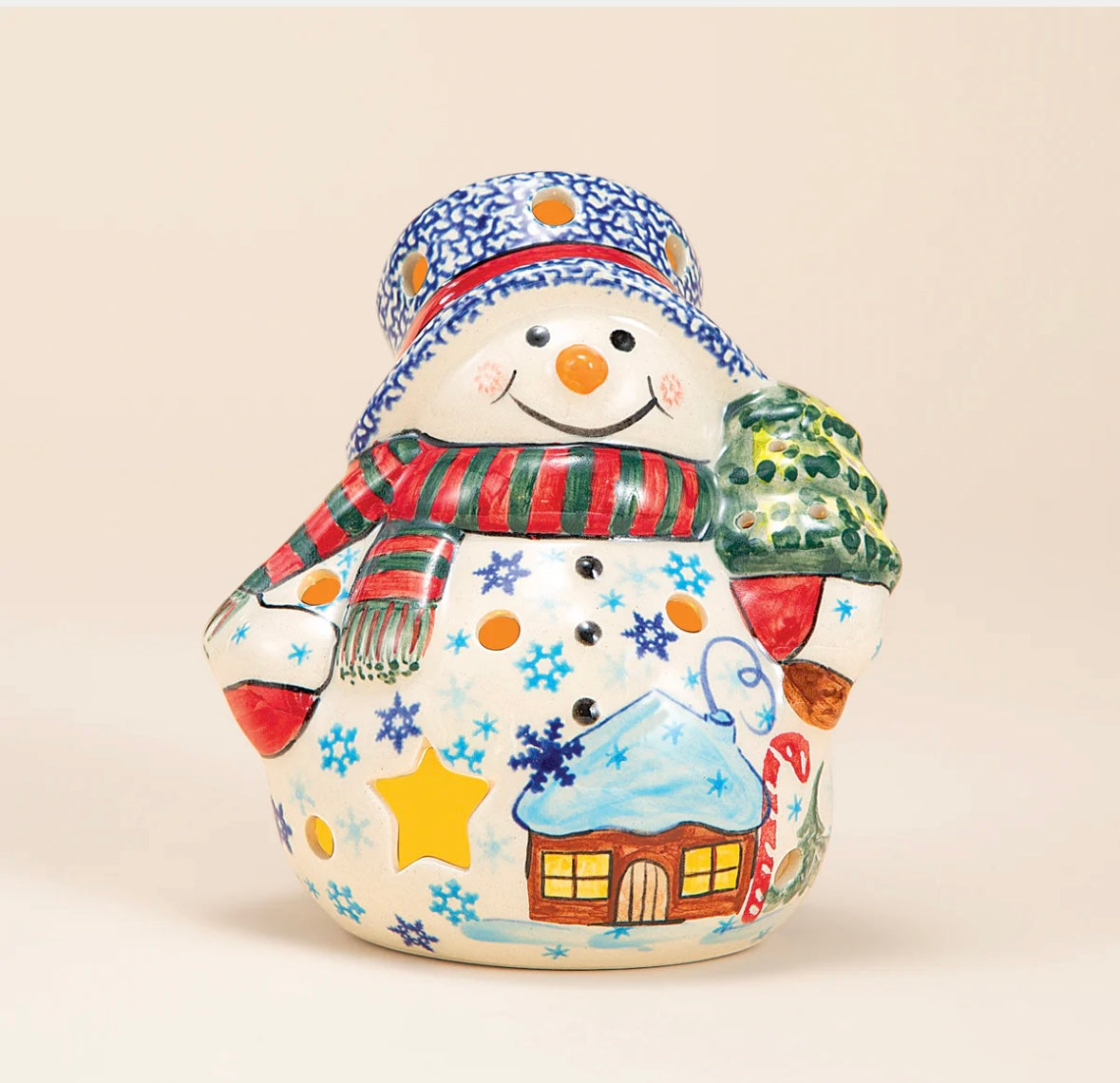 Kalich, Snowflake Snowman Luminary