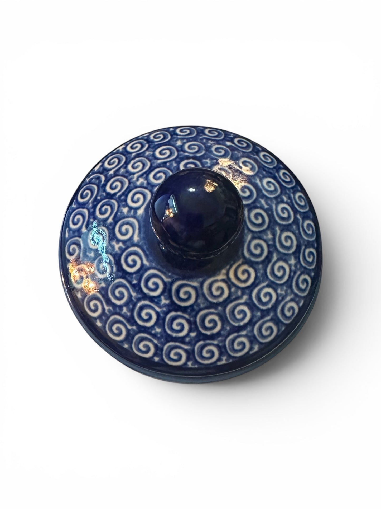 Kalich, Red Poppies, Covered Bowl/Jar