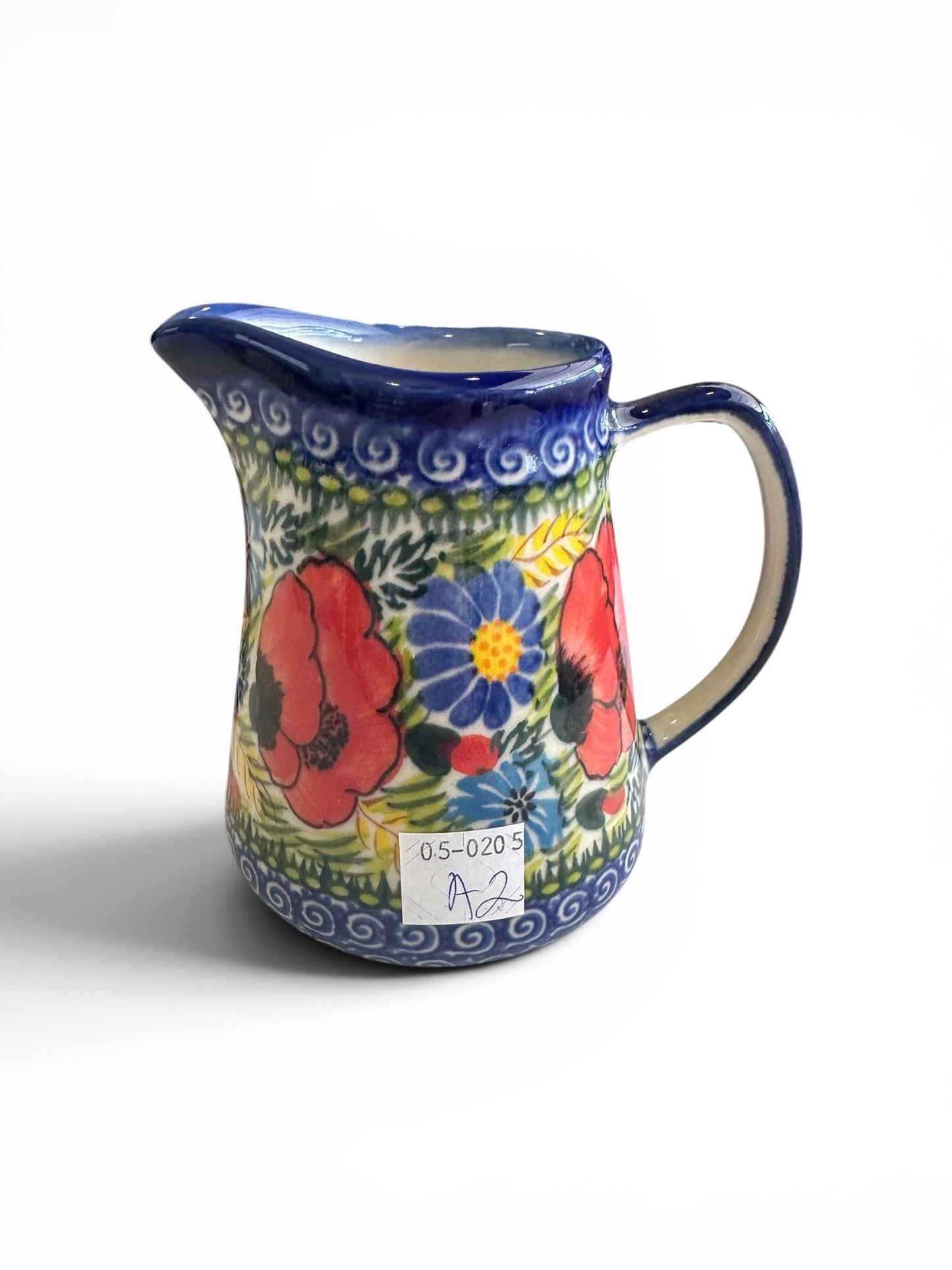 Kalich, Art Level A2, Red Poppies, Pitcher/Creamer 6 oz