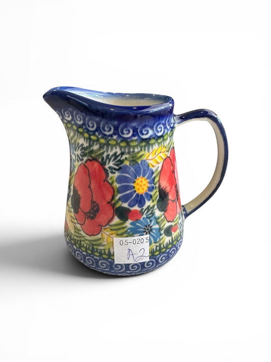 Kalich, Art Level A2, Red Poppies, Pitcher/Creamer 6 oz